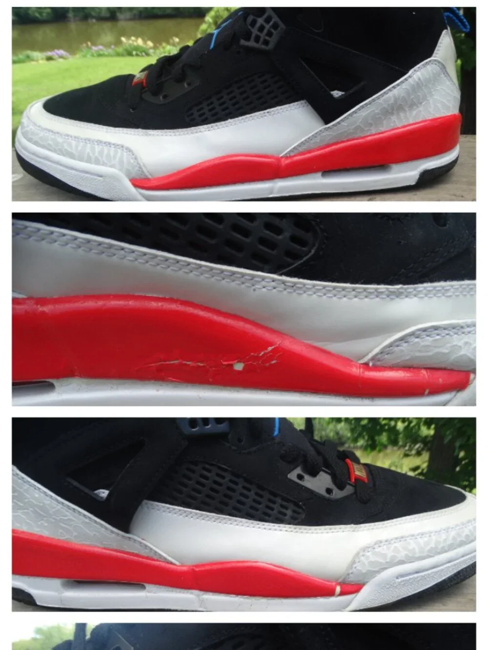 Nike Air Jordan Spizike Men's Size 13 High Top Sneaker 2010 Infrared